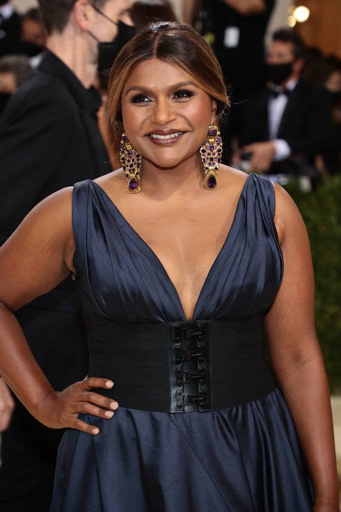 Mindy Kaling on the red carpet of an event