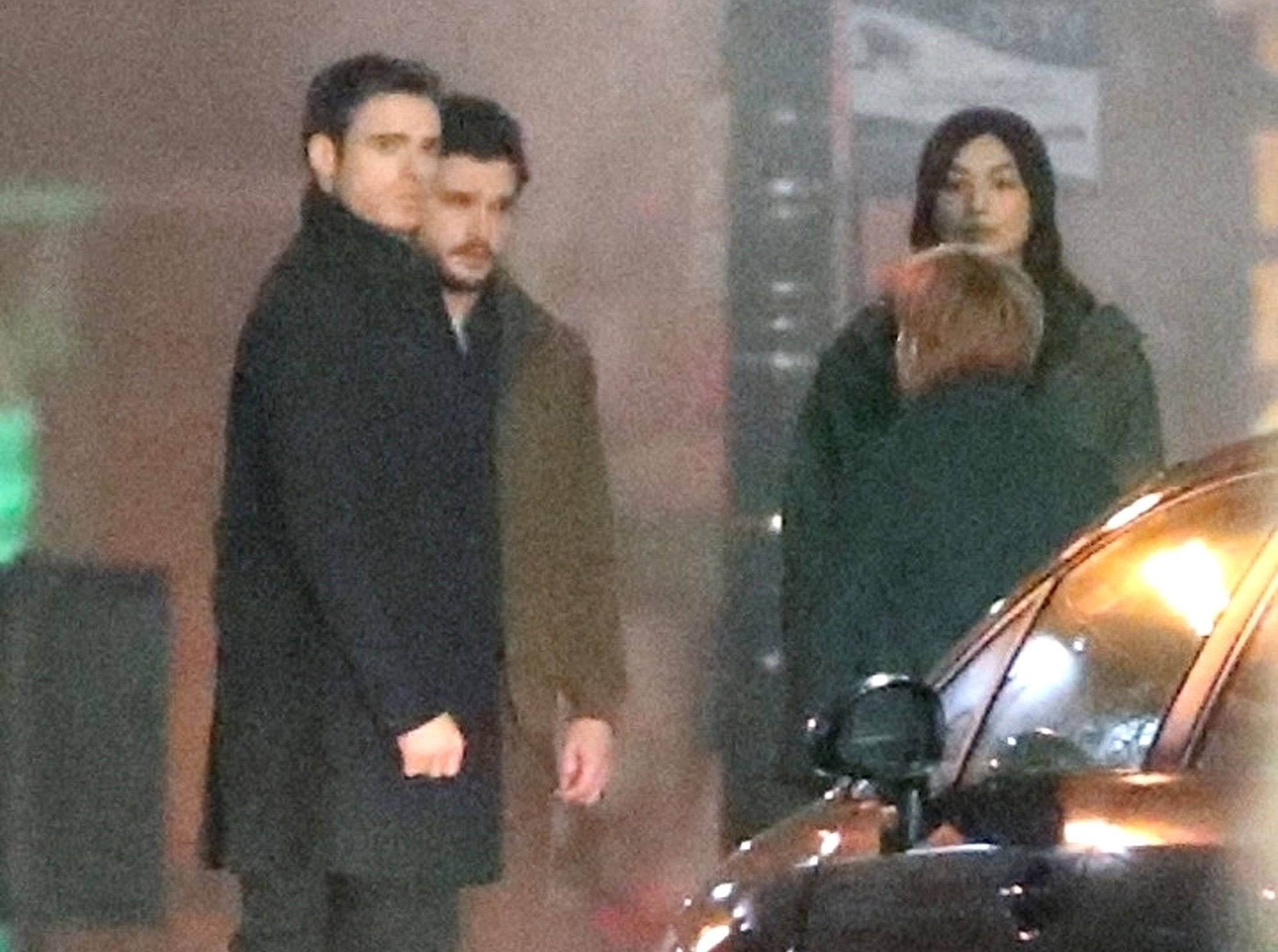 Actors Gemma Chan, Richard Madden, and Kit Harington are spotted on the set in Camden filming Eternals