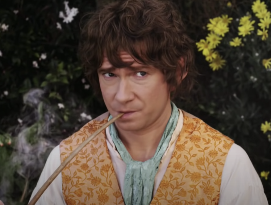 Martin Freeman as Bilbo in The Hobbit