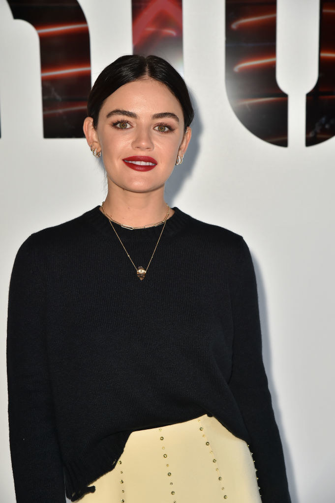 Lucy Hale on a red carpet