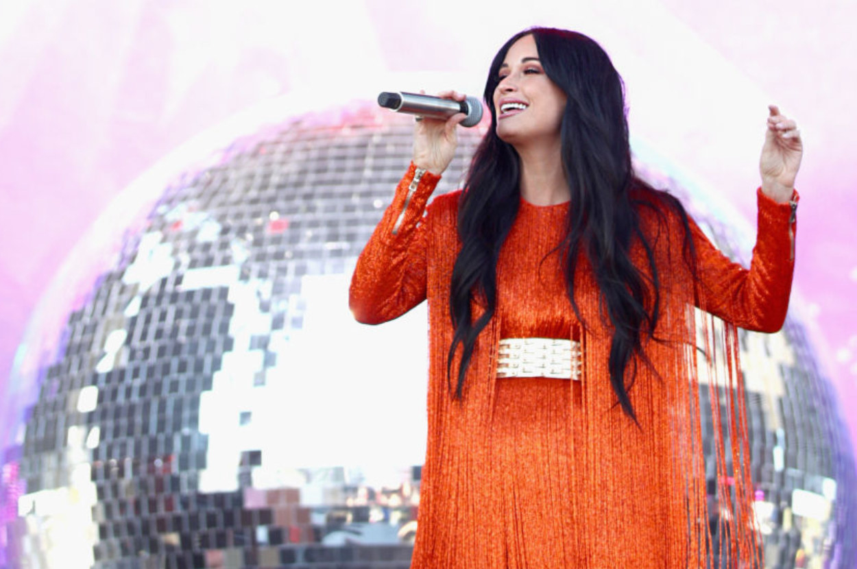 Kacey Musgraves performing on stage