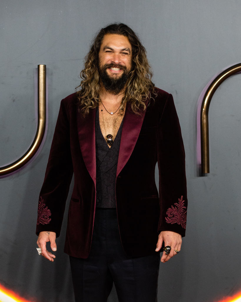 Jason Momoa on a red carpet