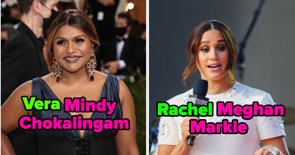 24 Celebrities Who Go By Their Middle Names