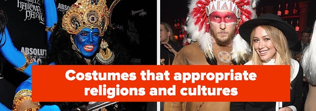 Avoid costumes that appropriate religions and cultures