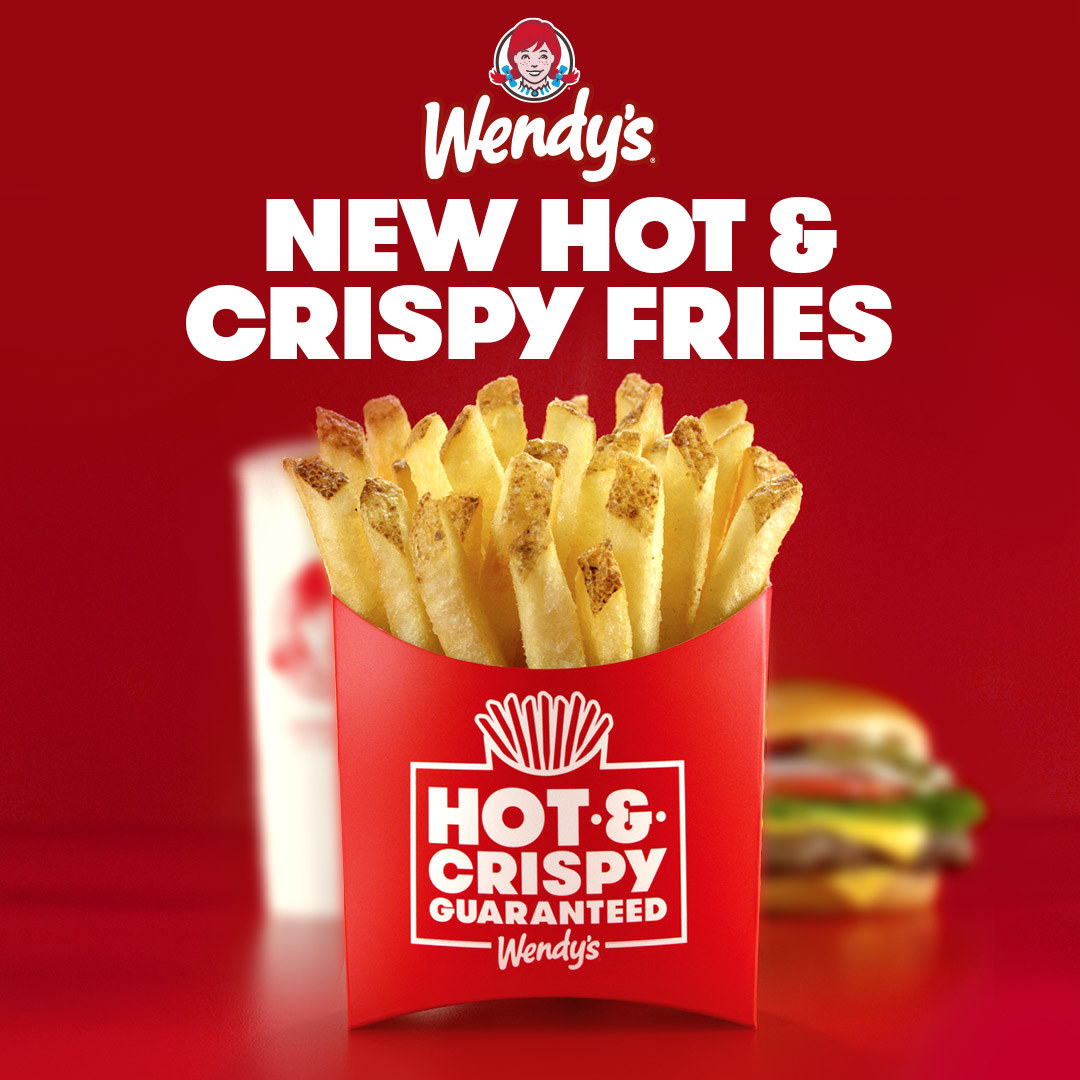 Wendy&#x27;s New Hot &amp; Crispy Fries