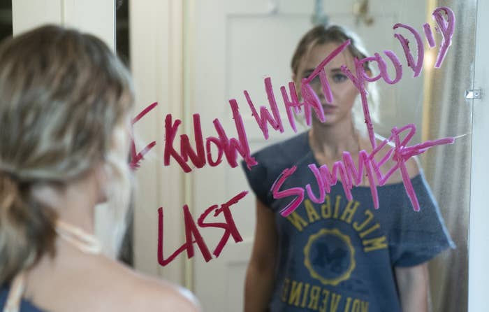 Madison Iseman in "I Know What You Did Last Summer."