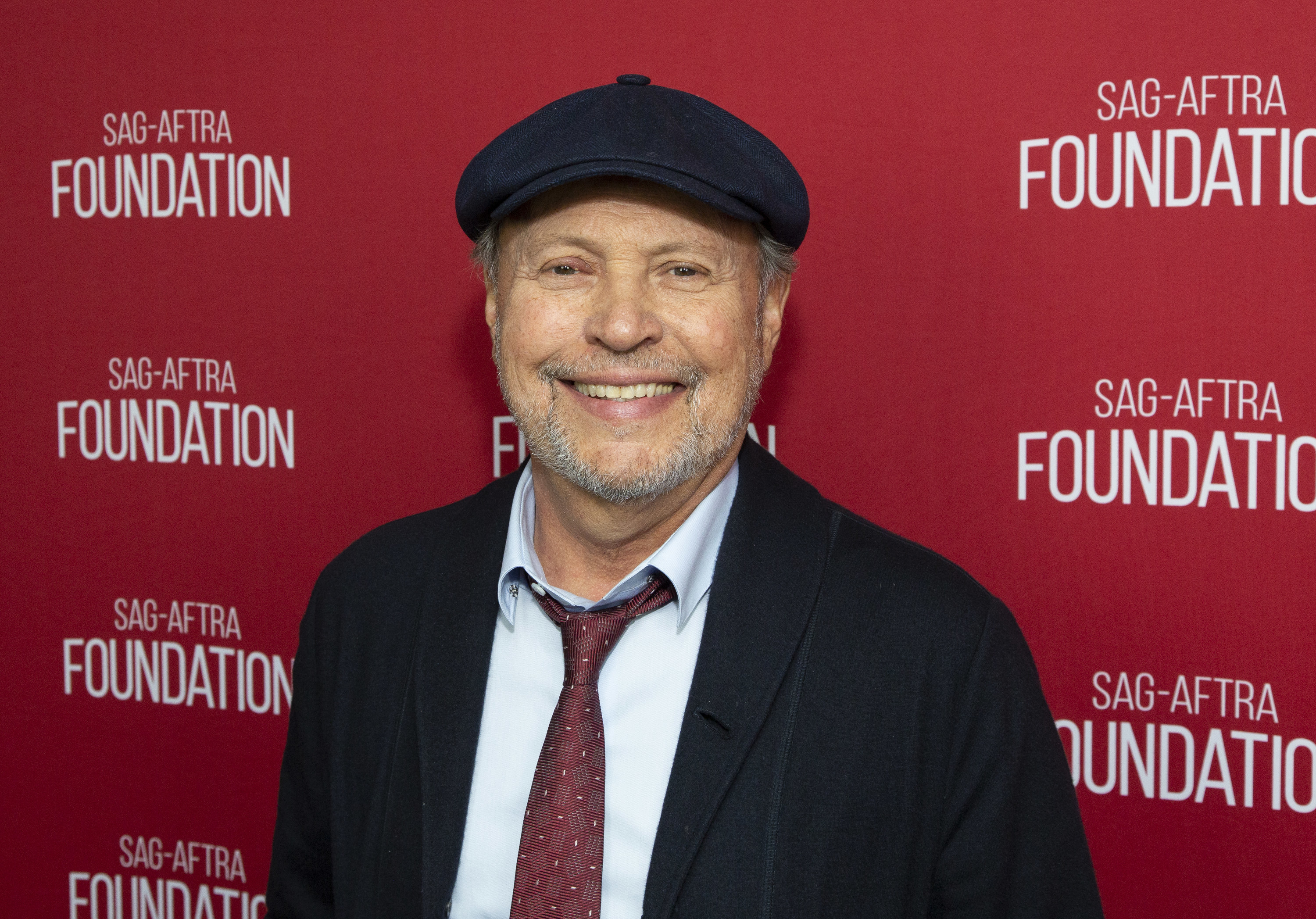 Billy Crystal smiles at a SAG event