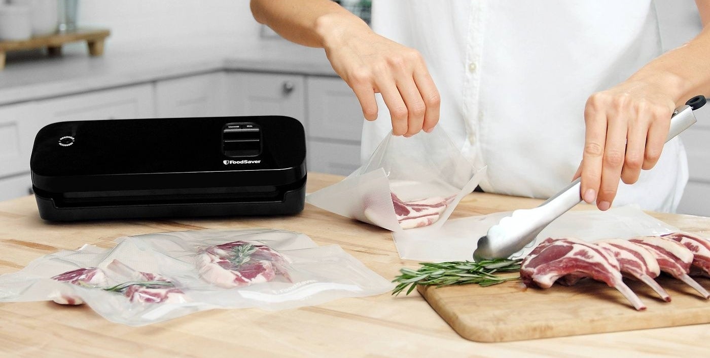 The space-saving food vacuum sealer