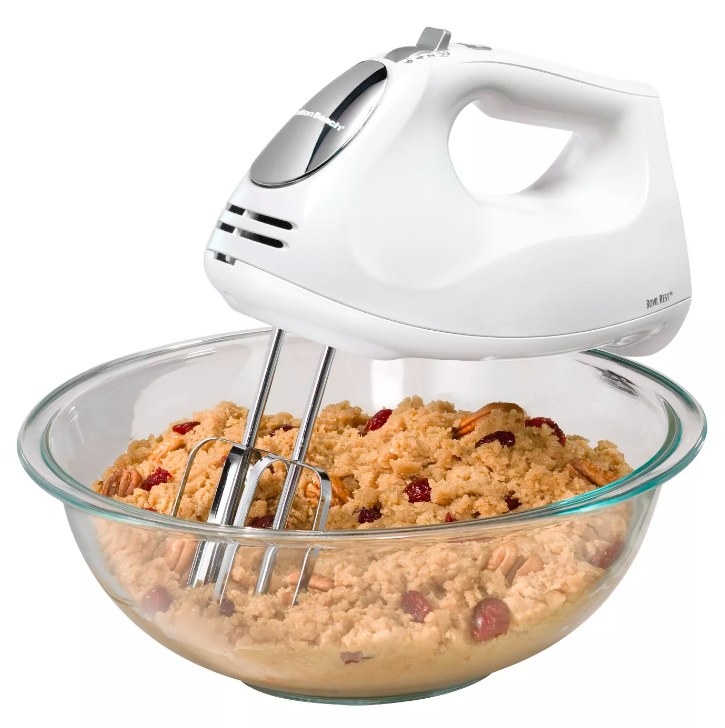 The mixer used to mix cookie dough