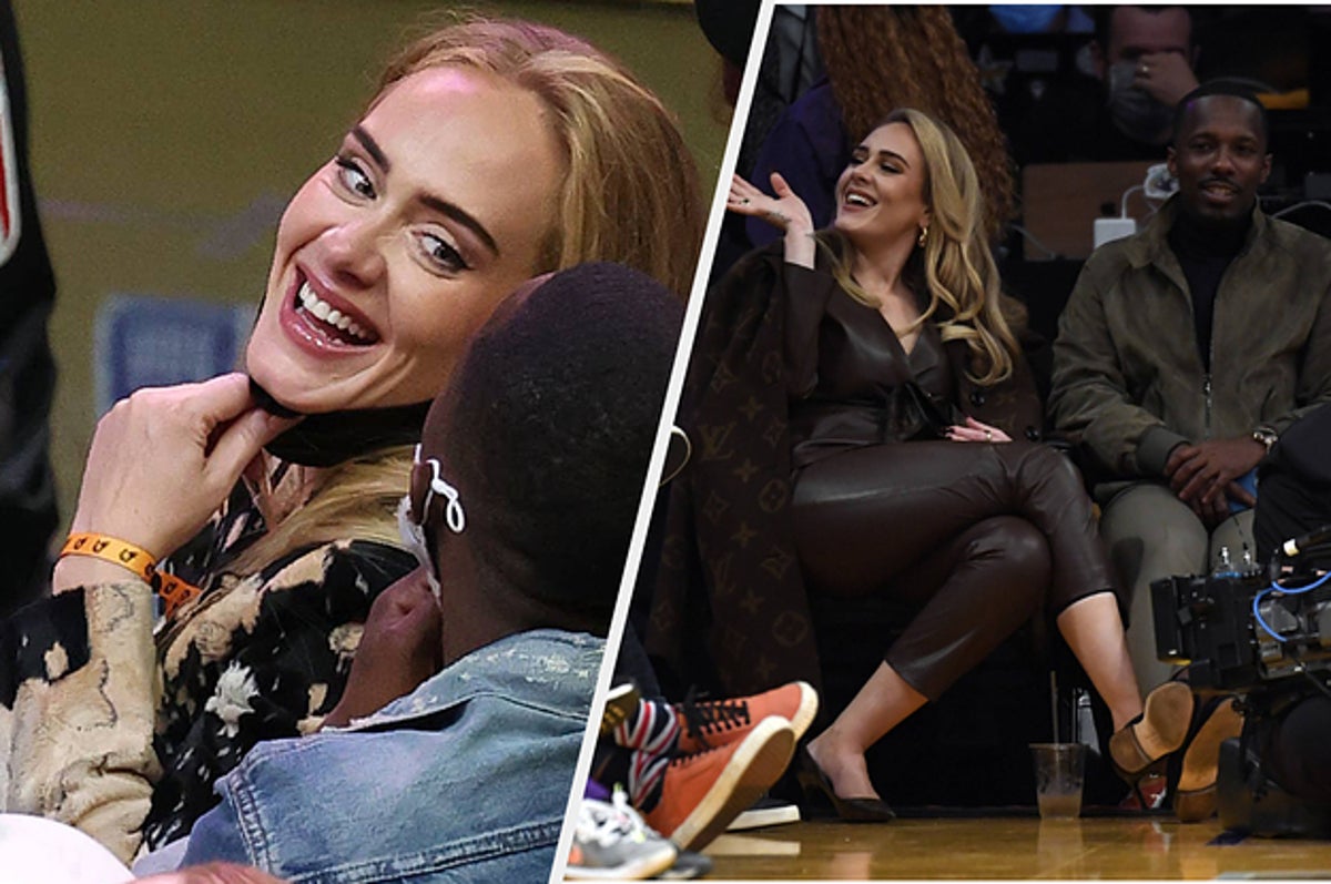 Adele Sits Courtside With Boyfriend Rich Paul at Lakers Game