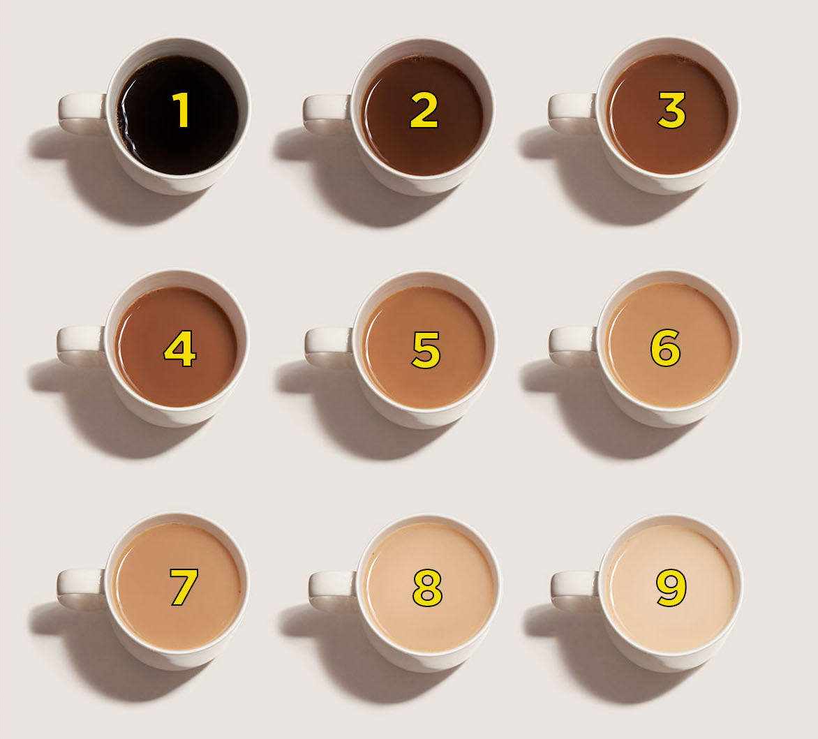 What Color Do You Like Your Coffee To Be?