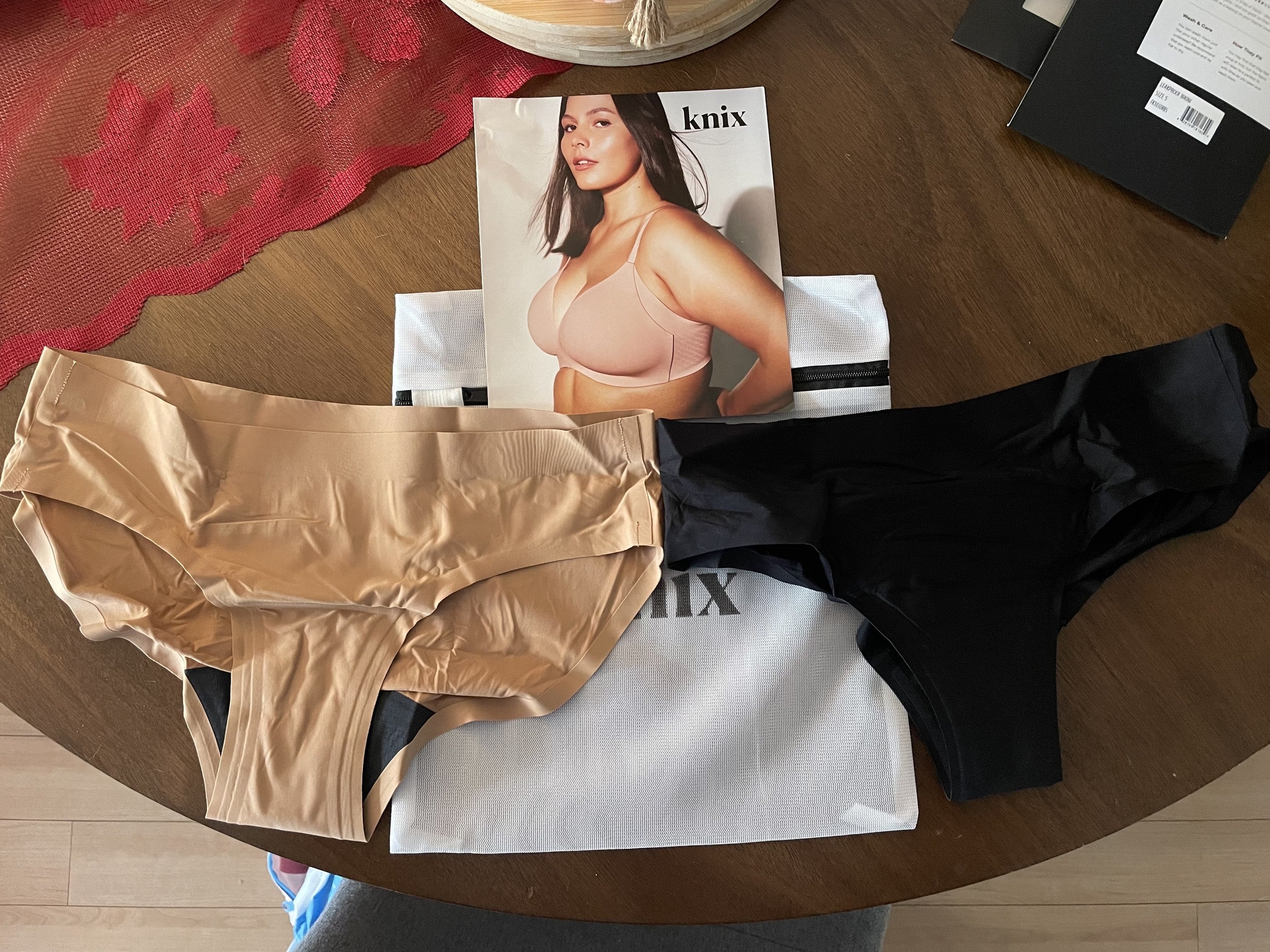 knix, Intimates & Sleepwear, Knix Pink Leakproof Thong Underwear L Brand  New
