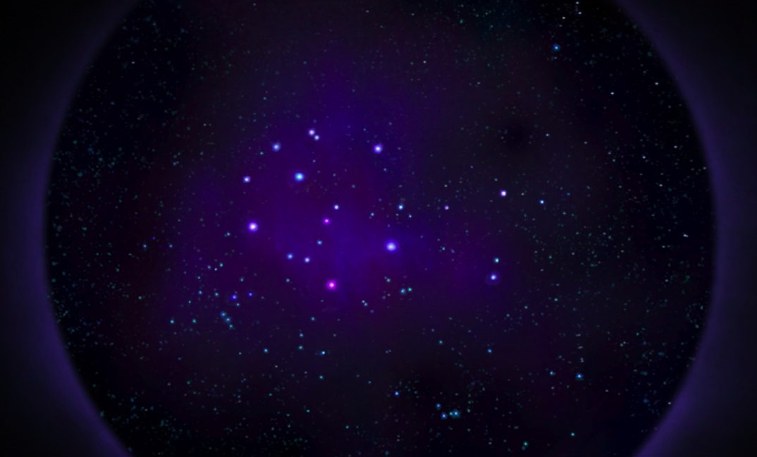 A mirror image of the star cluster Pleaides