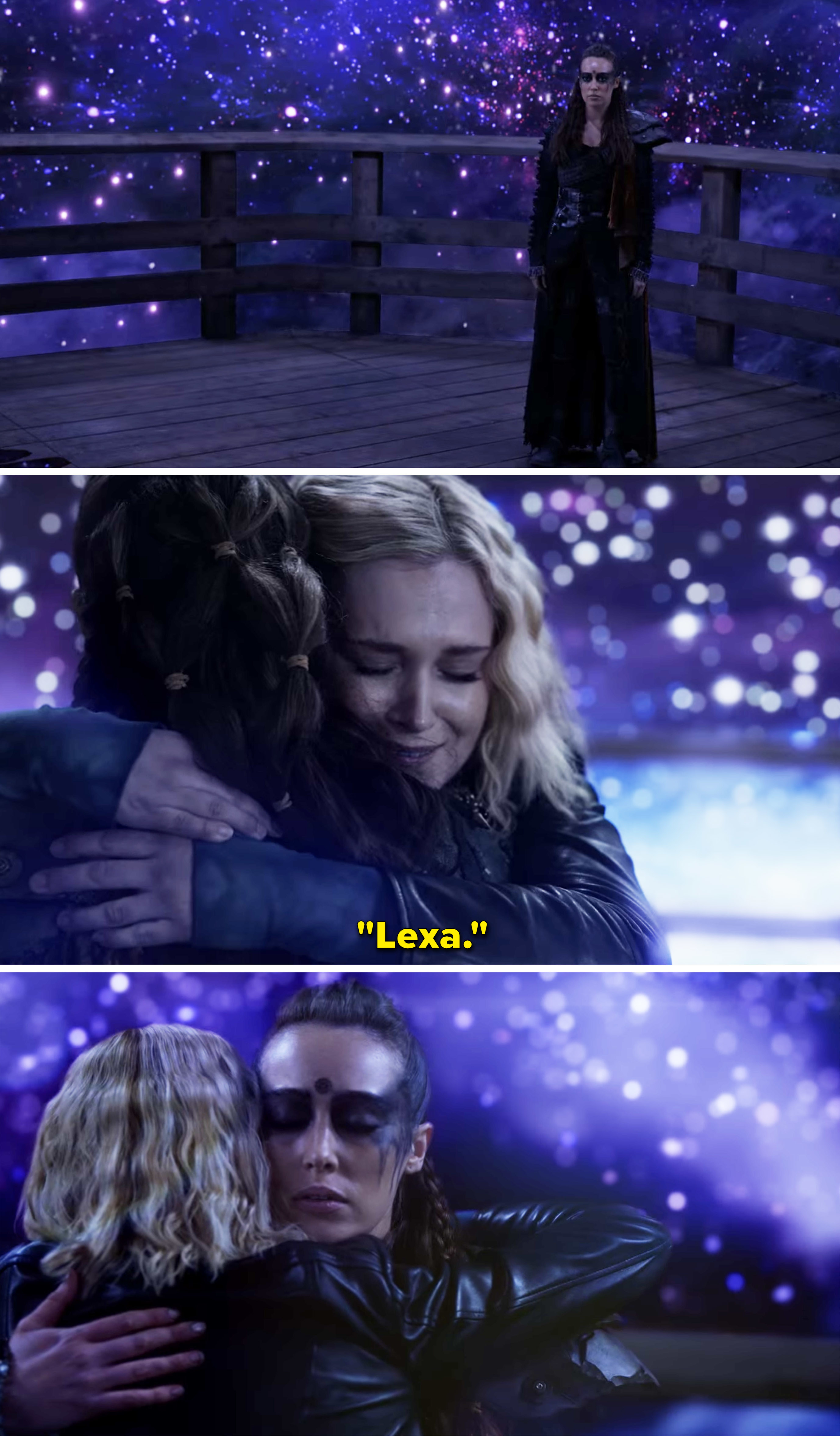 Clarke and Lexa reuniting