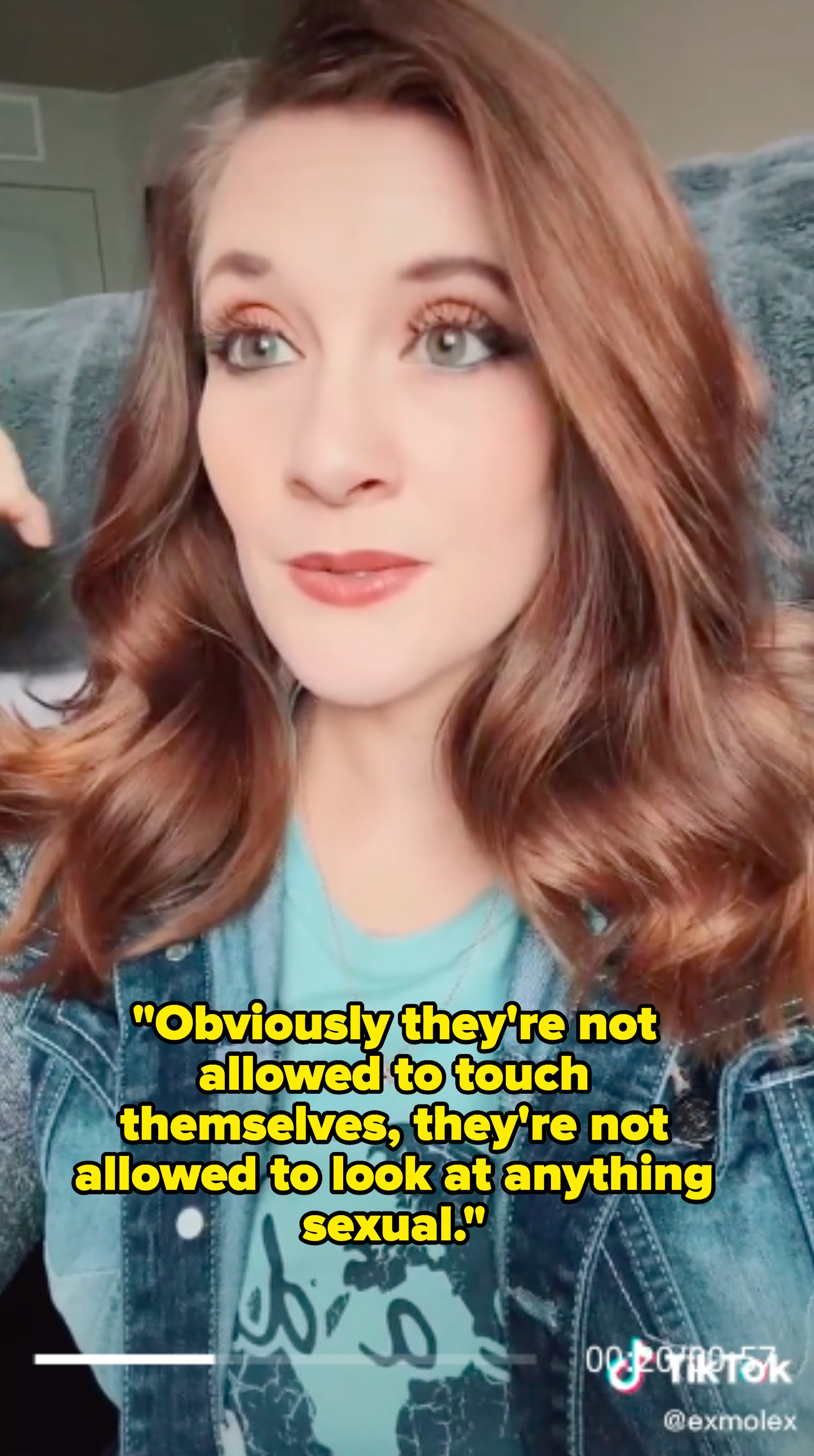 Lexi says &quot;Obviously they&#x27;re not allowed to touch themselves, they&#x27;re not allowed to look at anything sexual&quot;