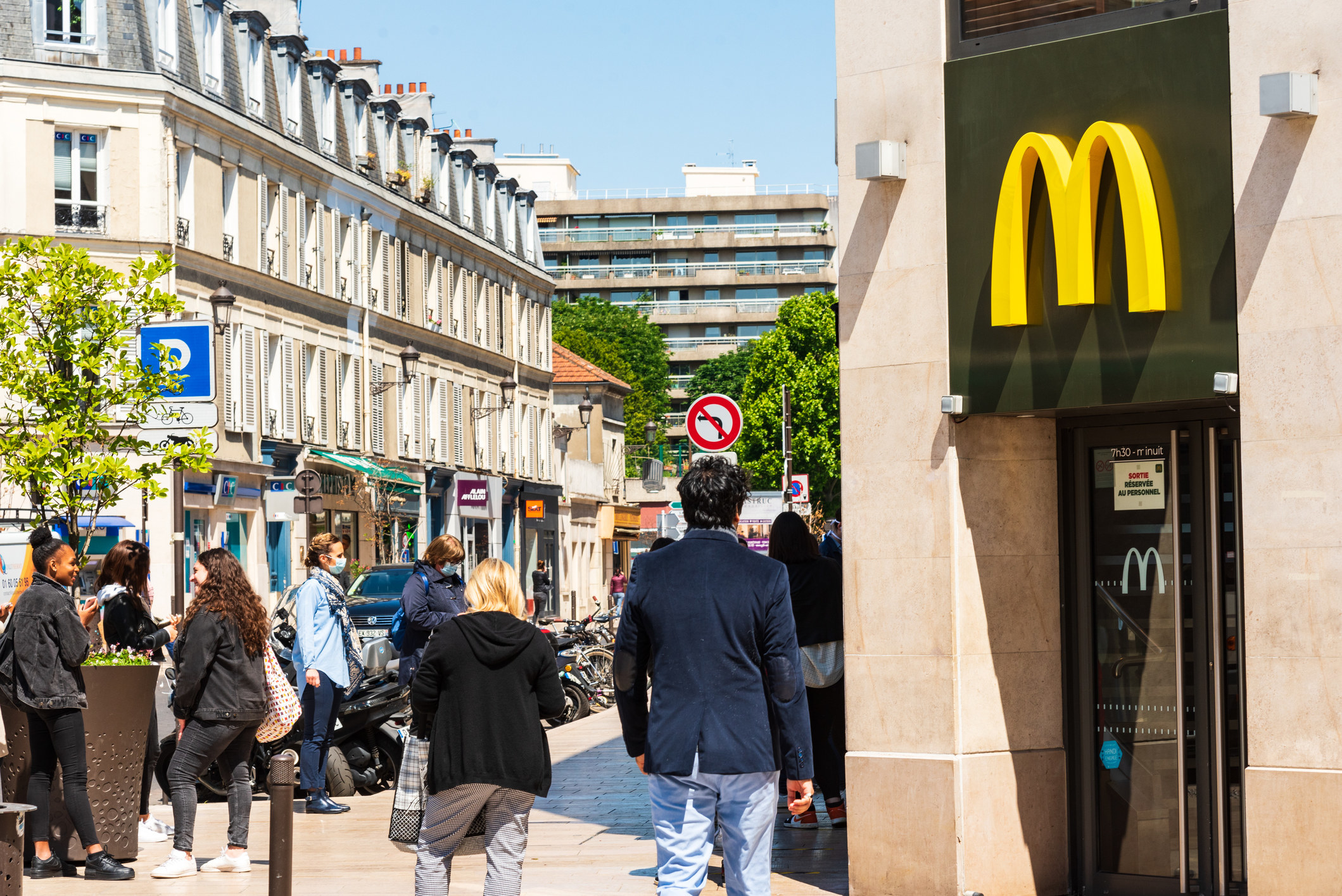 McDonald&#x27;s in Paris.