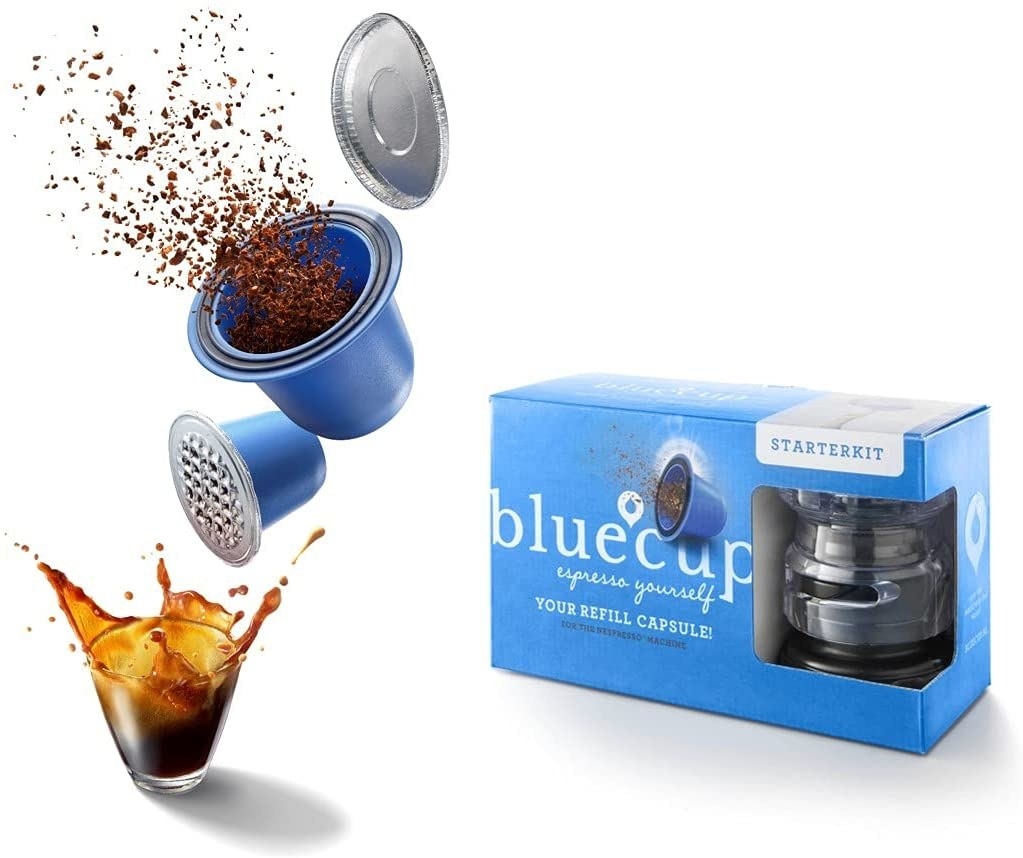 The bluecup espresso pod