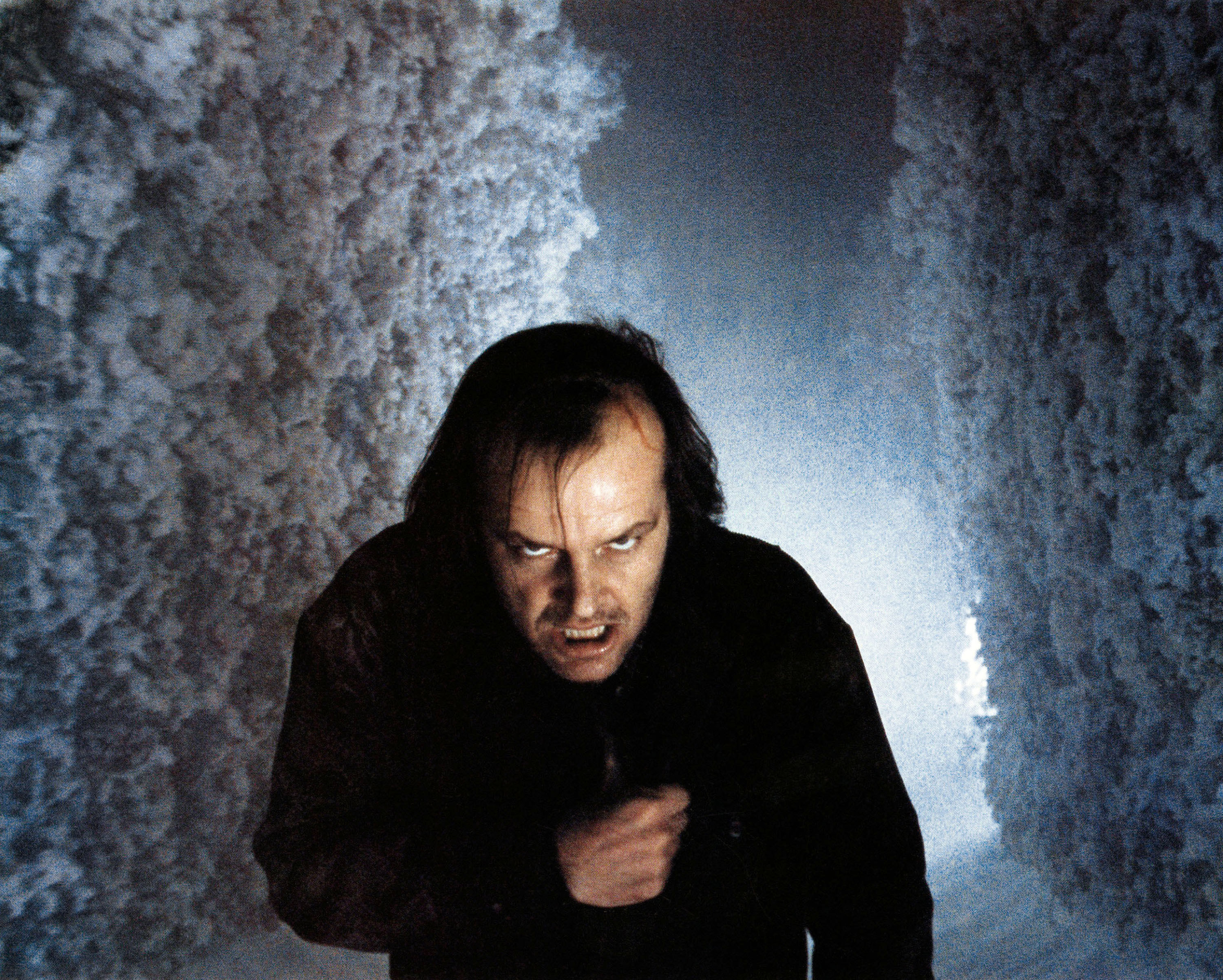 Jack Torrance in the snowy outdoors