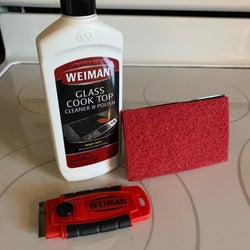 Reviewer photo of the three-piece cleaning kit