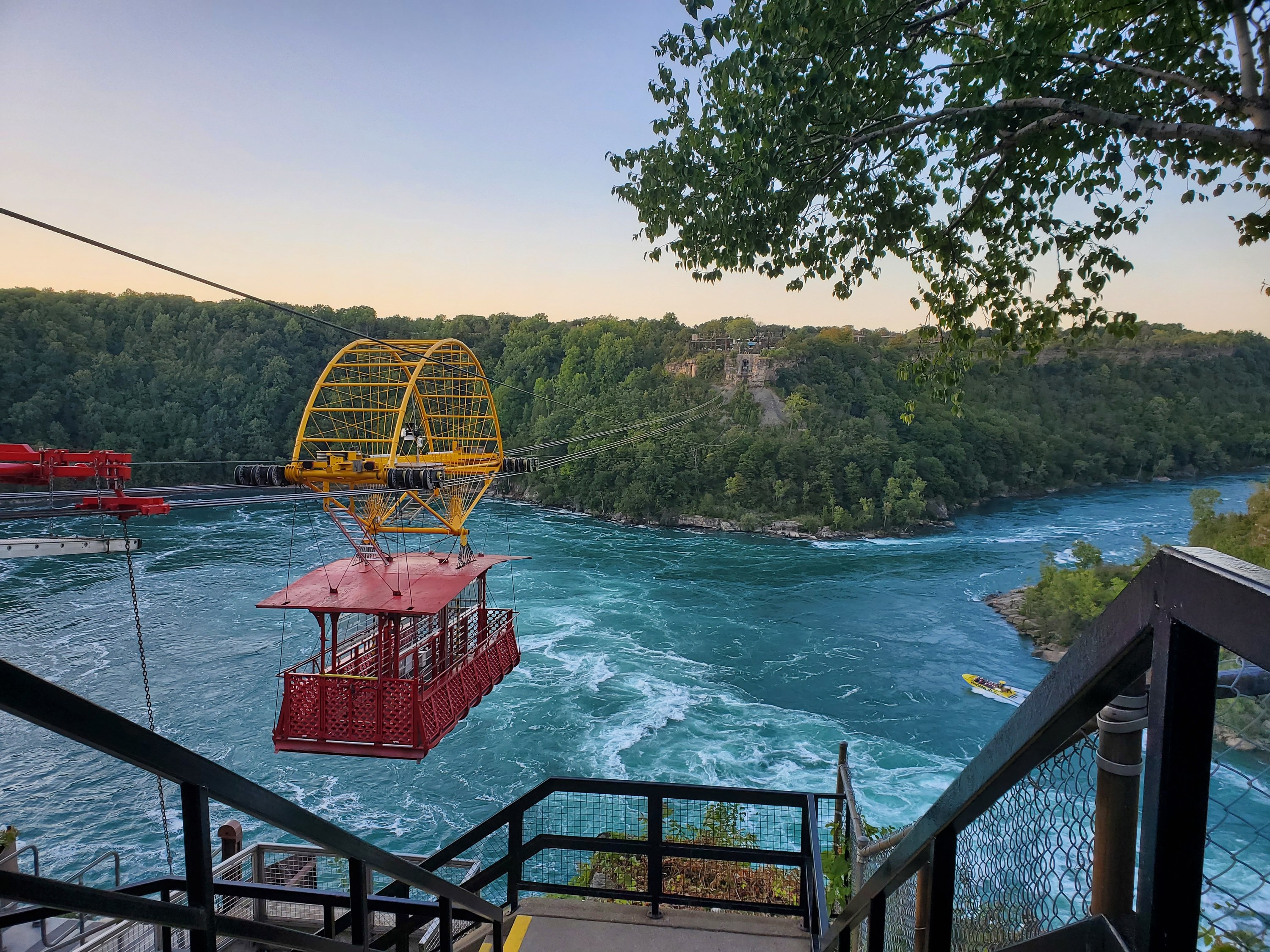 Picture of Aero Car and Niagara Whirlpool (part of Niagara River)