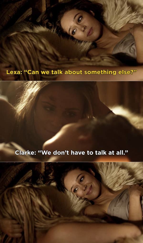 Clarke and Lexa sleep together
