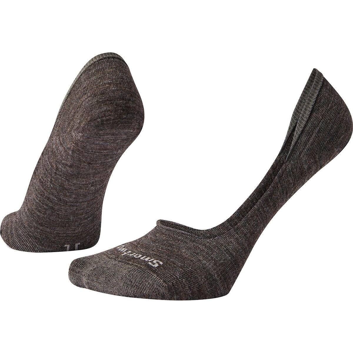 The grey no-shoe socks