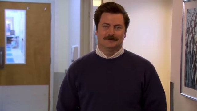 Ron at the hospital in &quot;Parks and Recreation&quot;