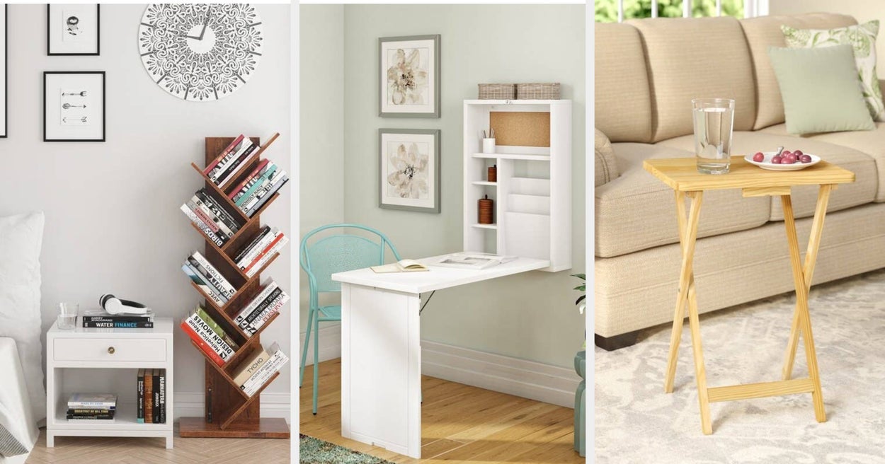 31 Things From Wayfair That Are Creative Solutions To Limited Floor Space