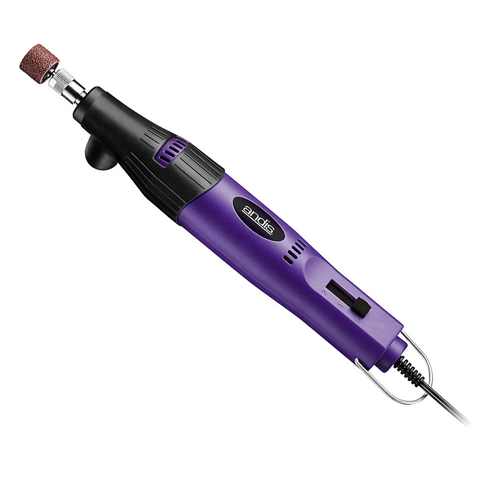 the purple nail grinder