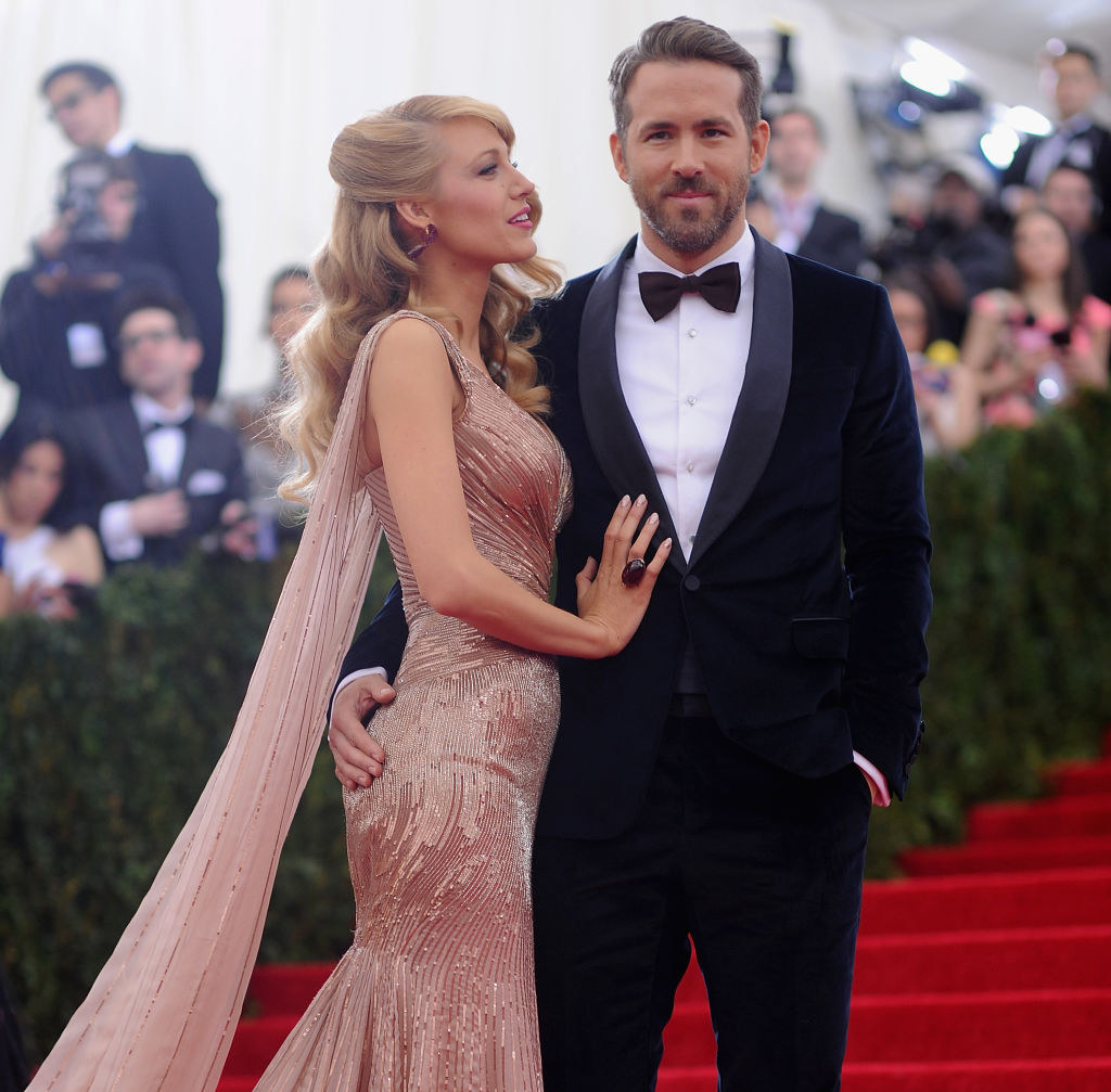 Blake Lively (L) and Ryan Reynolds attend the &quot;Charles James: Beyond Fashion&quot; Costume Institute Gala