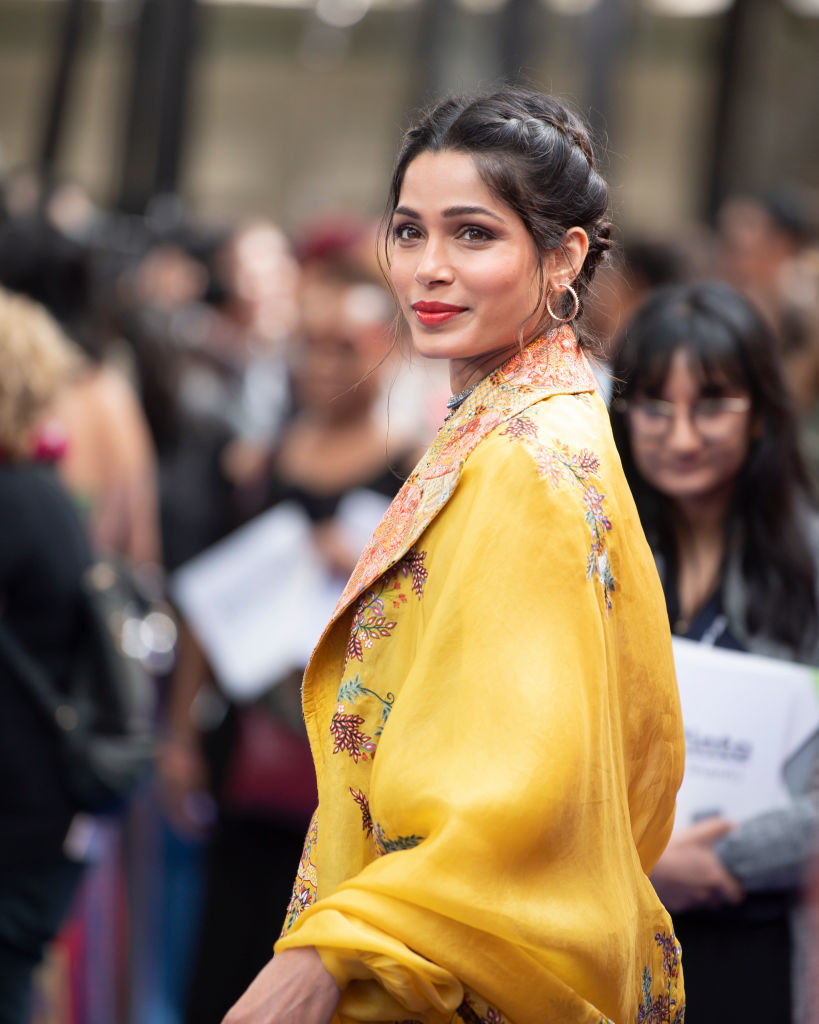 Freida Pinto at the premiere of &quot;Mira, Royal Detective&quot;