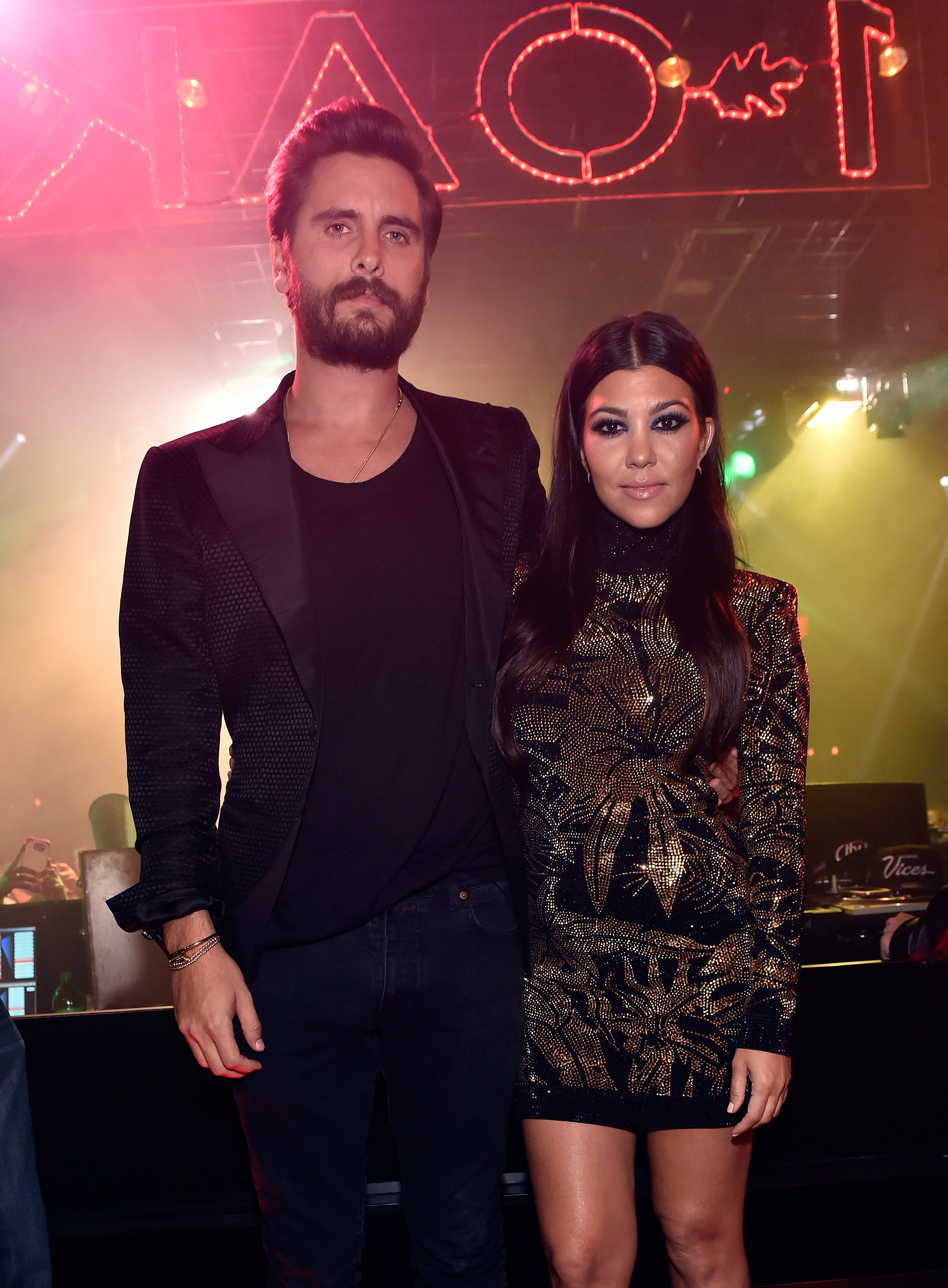 Scott Disick seen confiding in Kris Jenner after reality star is a 'wreck'  following ex Kourtney's engagement to Travis