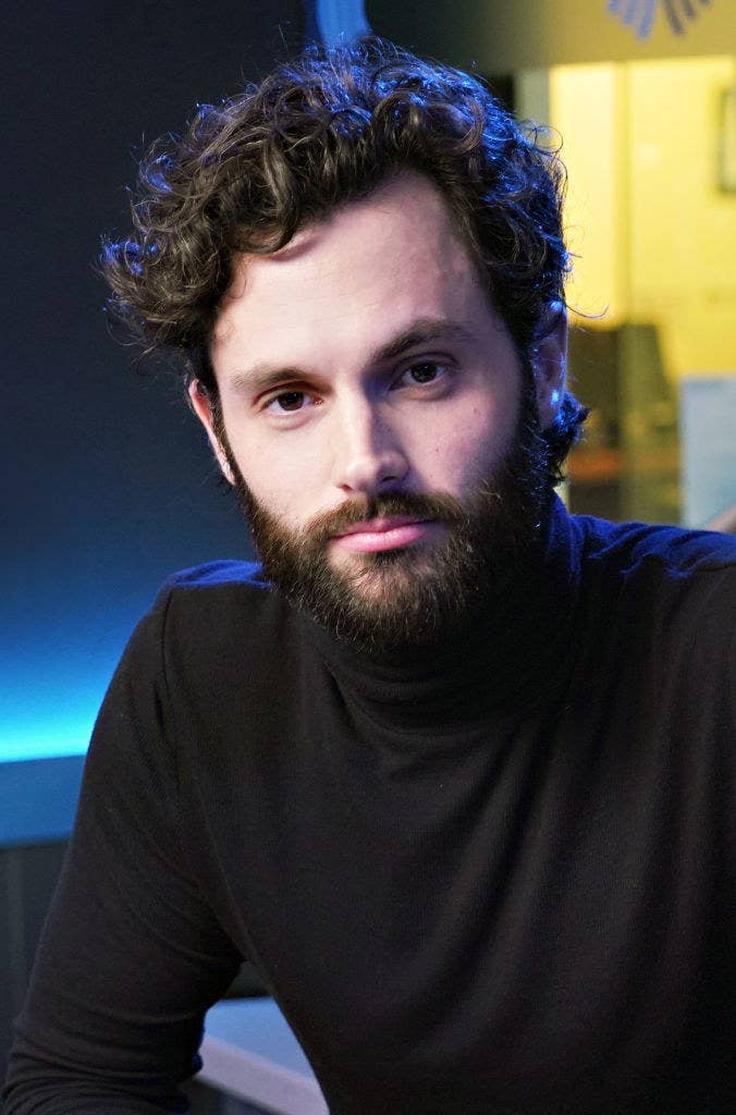 Penn in a turtleneck and rocking a beard