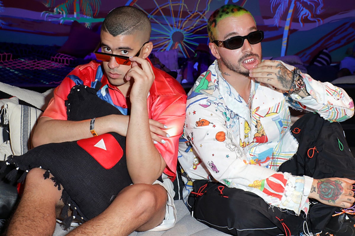 J Balvin Says He's 'Proud' of Bad Bunny's 'Success' in Touching Post