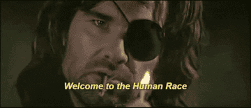 &quot;Welcome to the human race&quot;