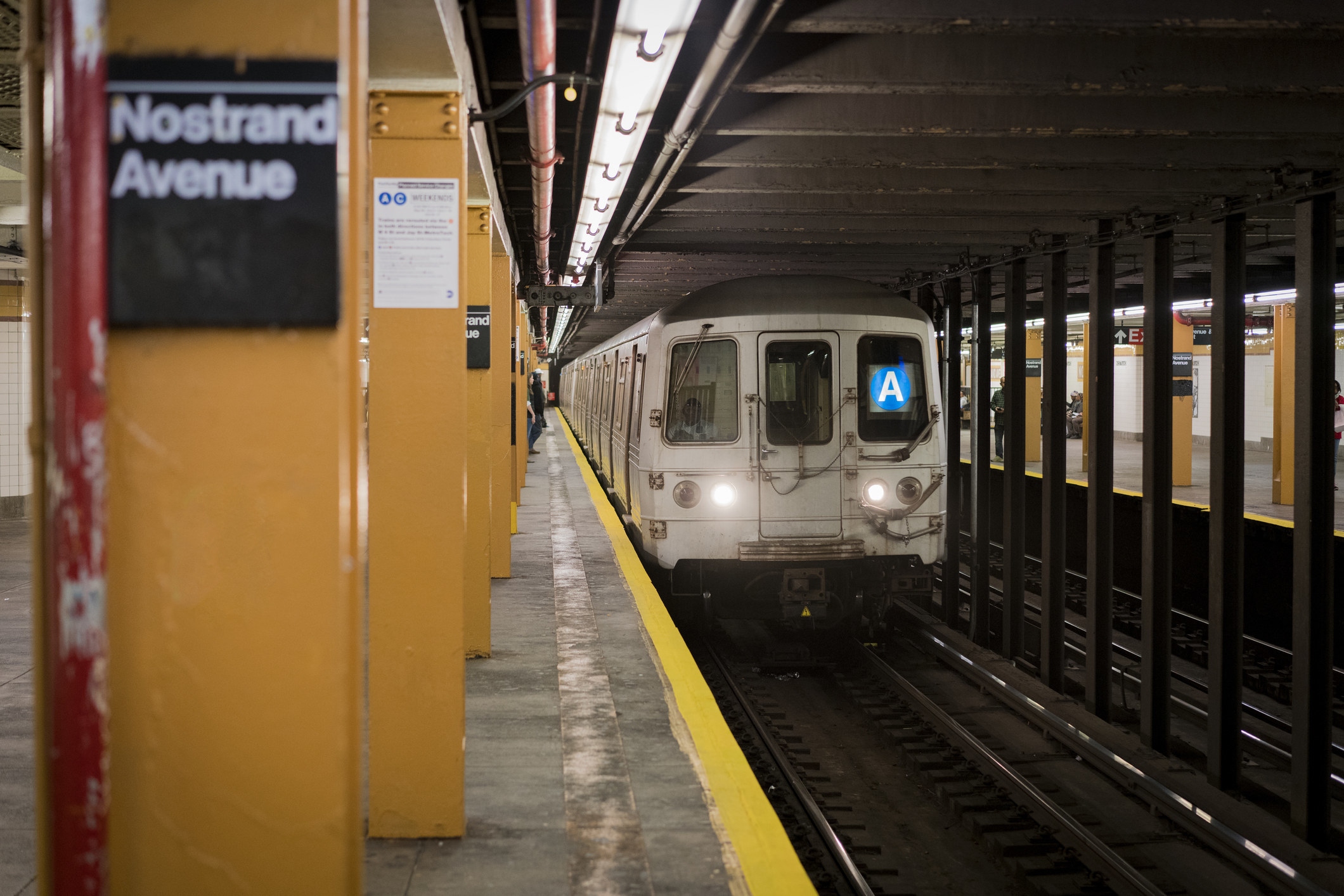 An express train in New York