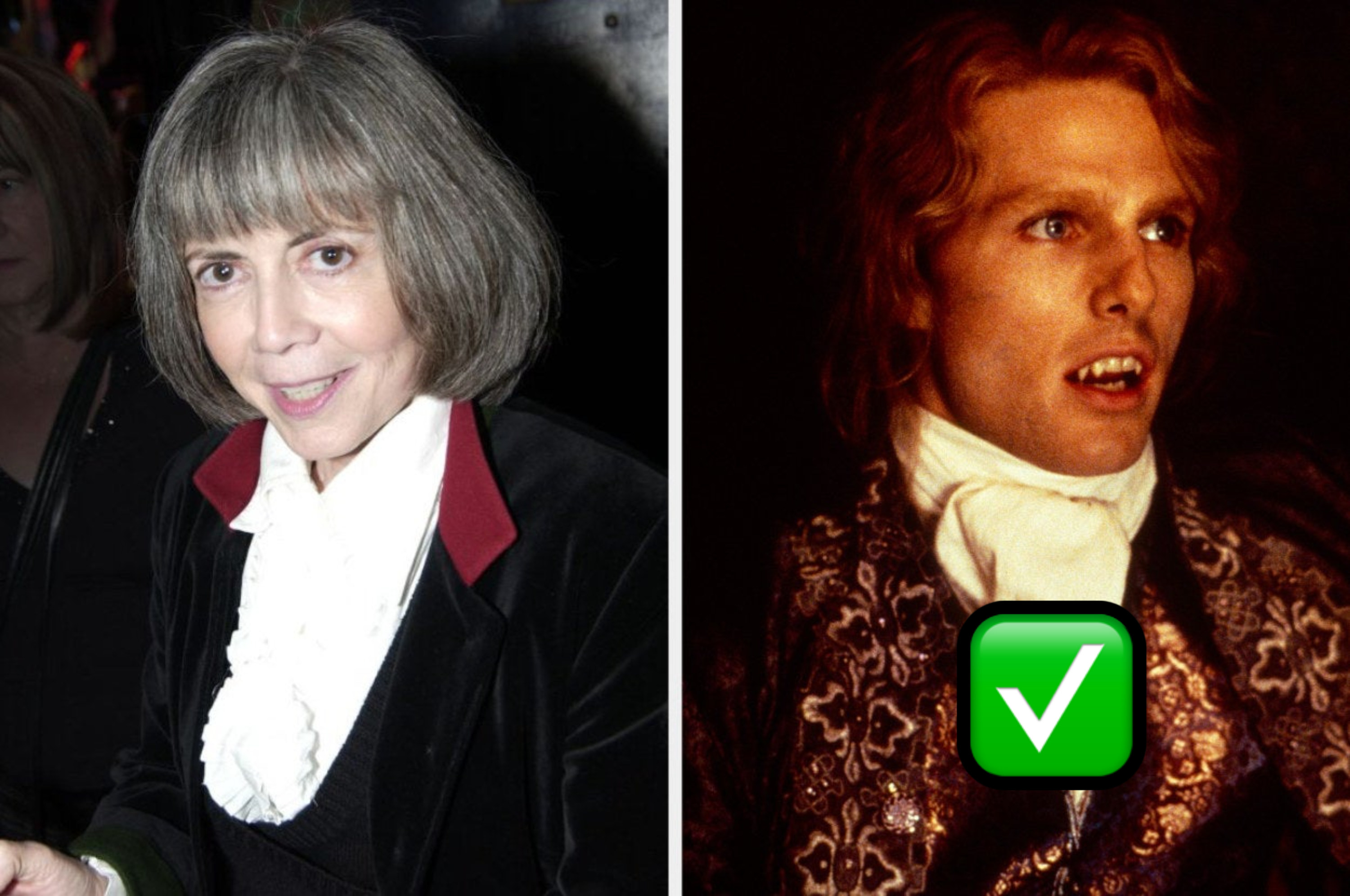 Anne Rice and Tom Cruise as Lestat