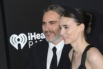 Phoenix and Mara at the premiere of Joker in 2019