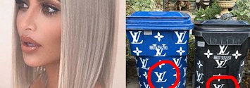 Kim Kardashian Broke Twitter With Her Louis Vuitton Trash Bins