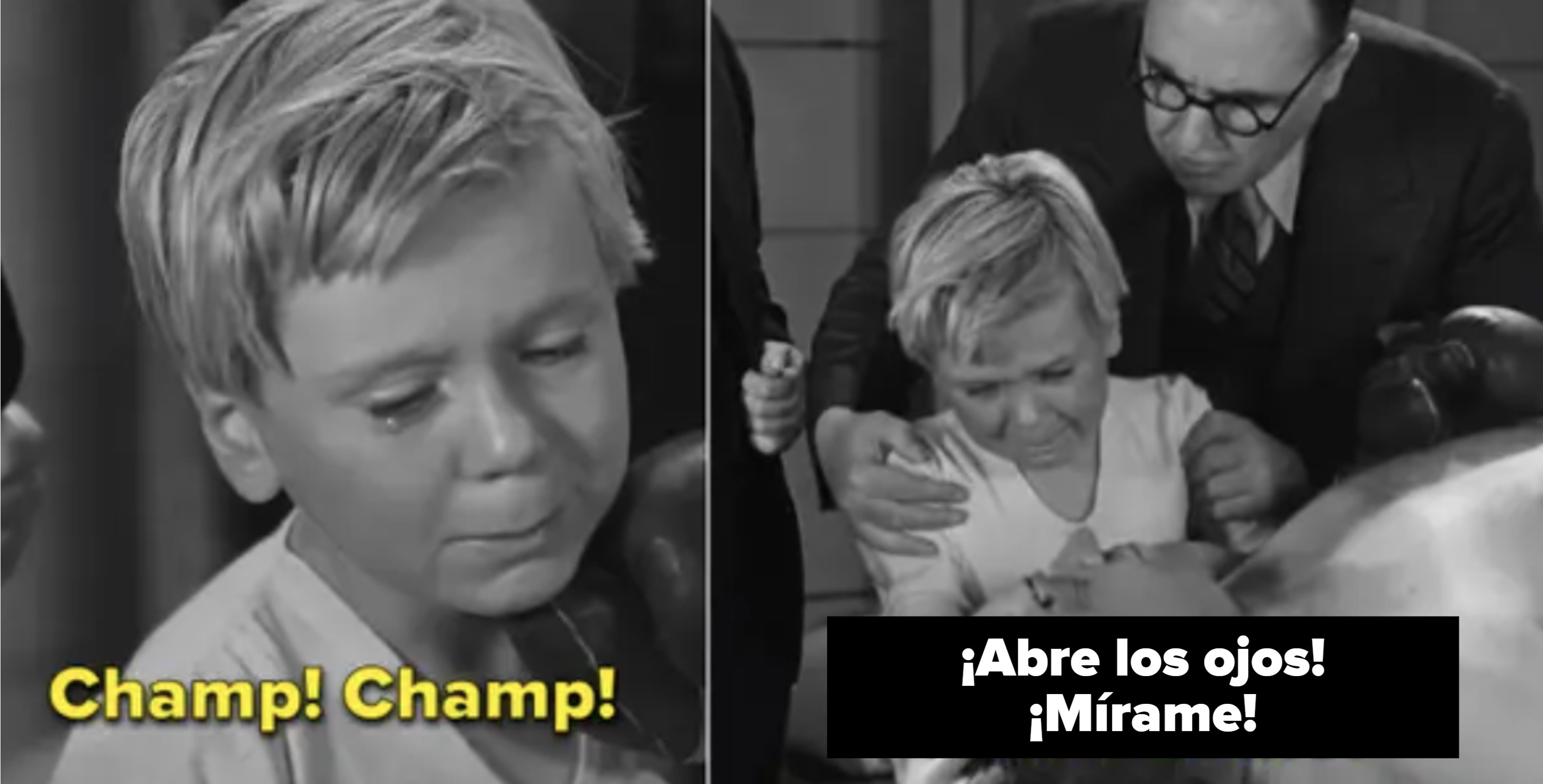 Jackie Cooper crying at the end of &quot;Skippy&quot;