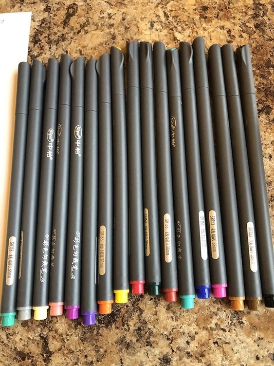 the set of pens