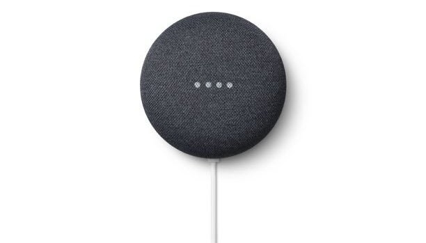 the round grey smart assistant