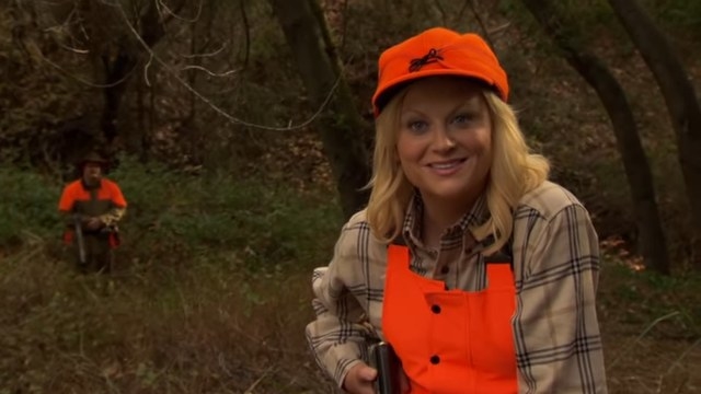 Leslie hunting with Ron in &quot;Parks and Recreation&quot;