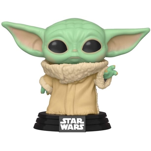 the green baby yoda figurine