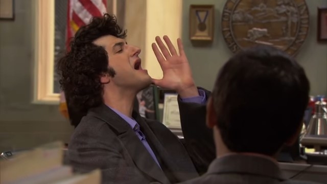 Jean-Ralphio singing to Tom in &quot;Parks and Recreation&quot;