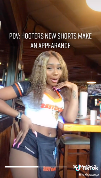 Hooters waitresses say new uniforms featuring 'tiny' shorts took