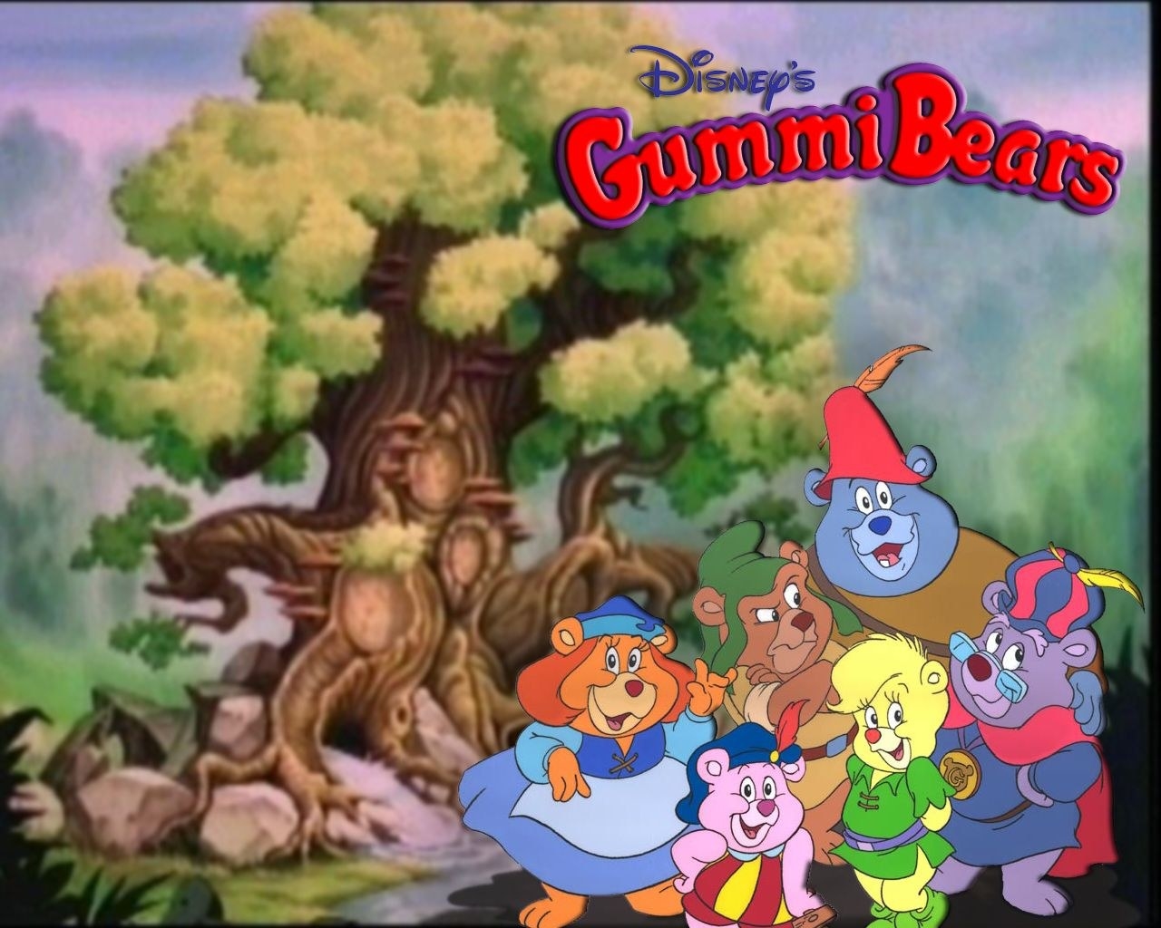 six gummi bears characters