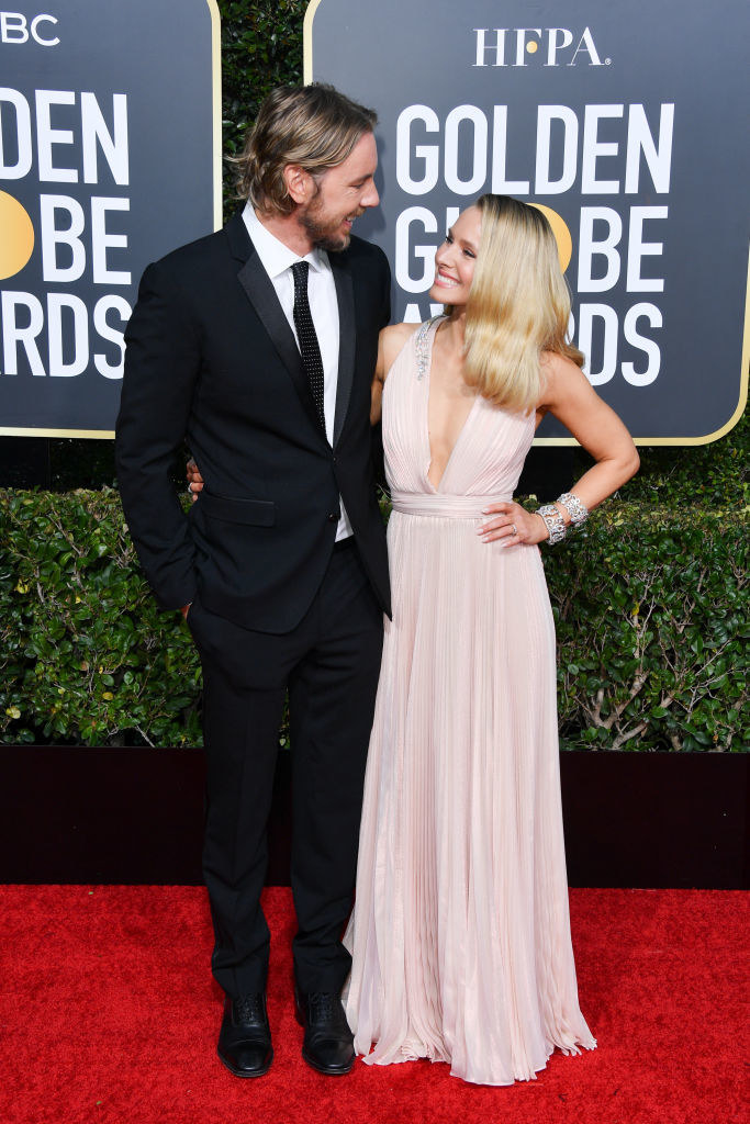 Dax Shepard and Kristen Bell attend the 76th Annual Golden Globe Awards