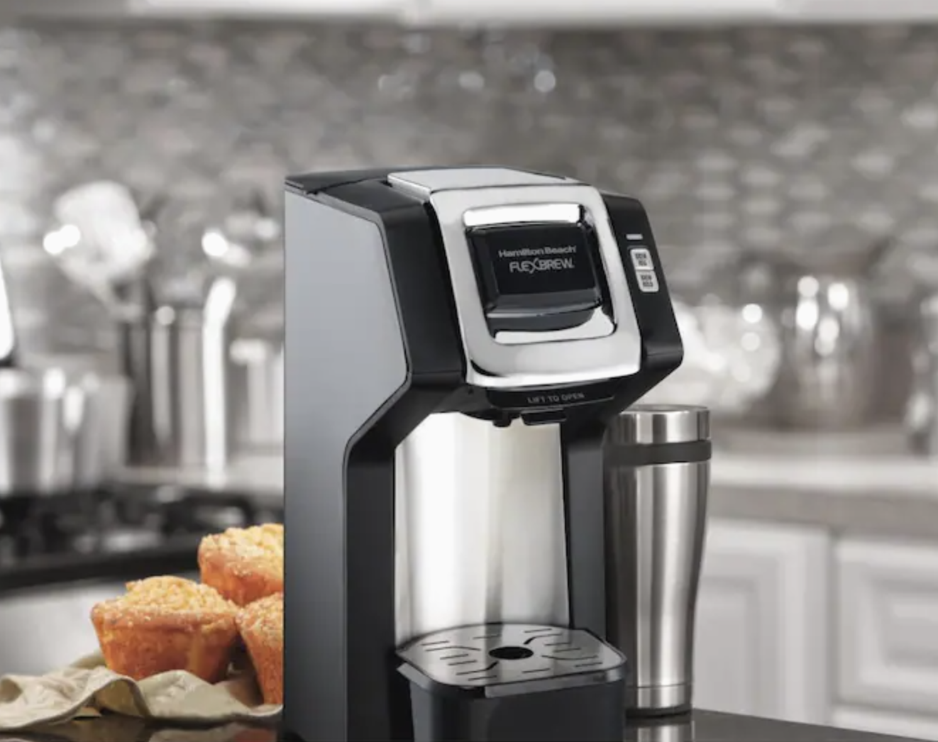 the coffee maker in a kitchen
