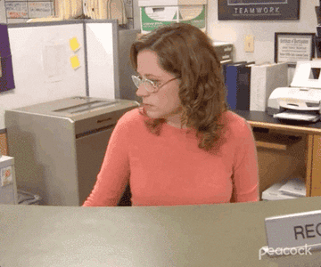 Pam from &#x27;The Office&#x27; wearing glasses